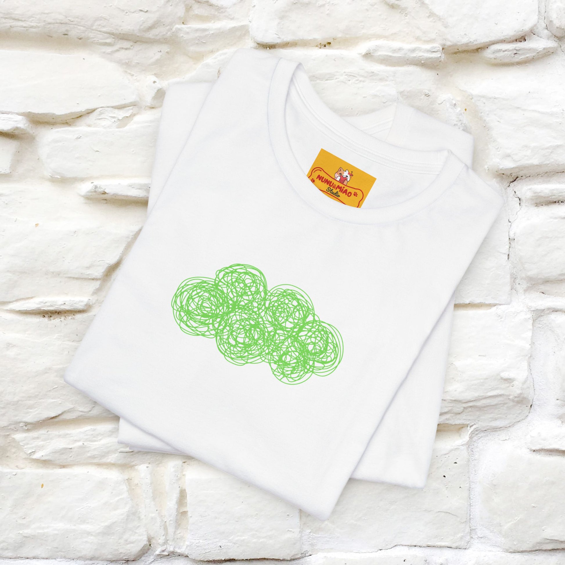 "I'm Not Messy .. " Cat T-Shirt | Front & Back Design | Nunu&Miao Studio - Nunu&Miao Studio