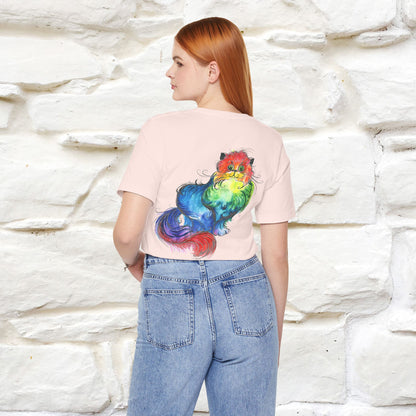 "Il Pittore'' Cat T-Shirt Front and Back Design | Nunu&Miao Studio - Nunu&Miao Studio