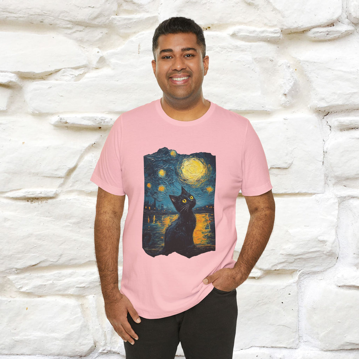 “Miaoolight.” | Cat T-Shirt | Front & Back Design | Nunu&Miao Studio