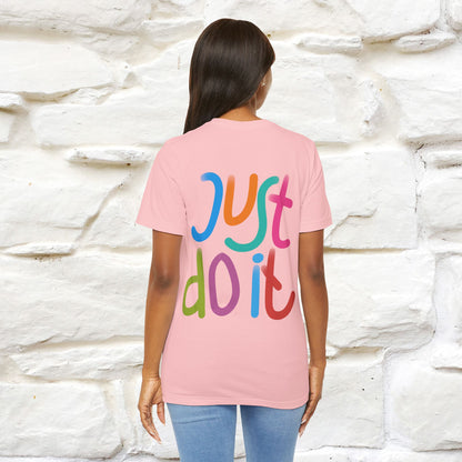 "Yes, Just Do It" Cat T-Shirt| Front & Back Design | Nunu&Miao Studio - Nunu&Miao Studio