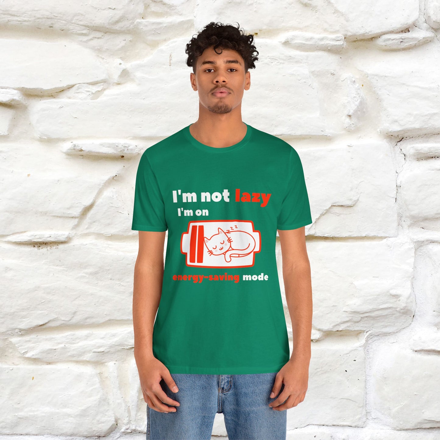 ''I am Not Lazy...'' Cat T-Shirt | Nunu&Miao Studio - Nunu&Miao Studio