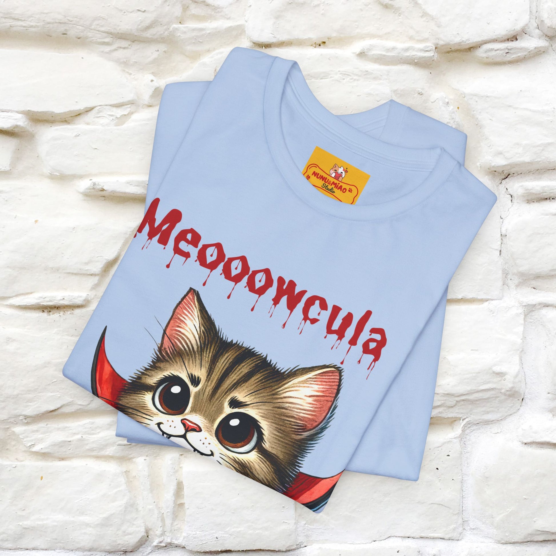 "Meooowcula" Cat T-shirt |Nunu&Miao Studio - Nunu&Miao Studio