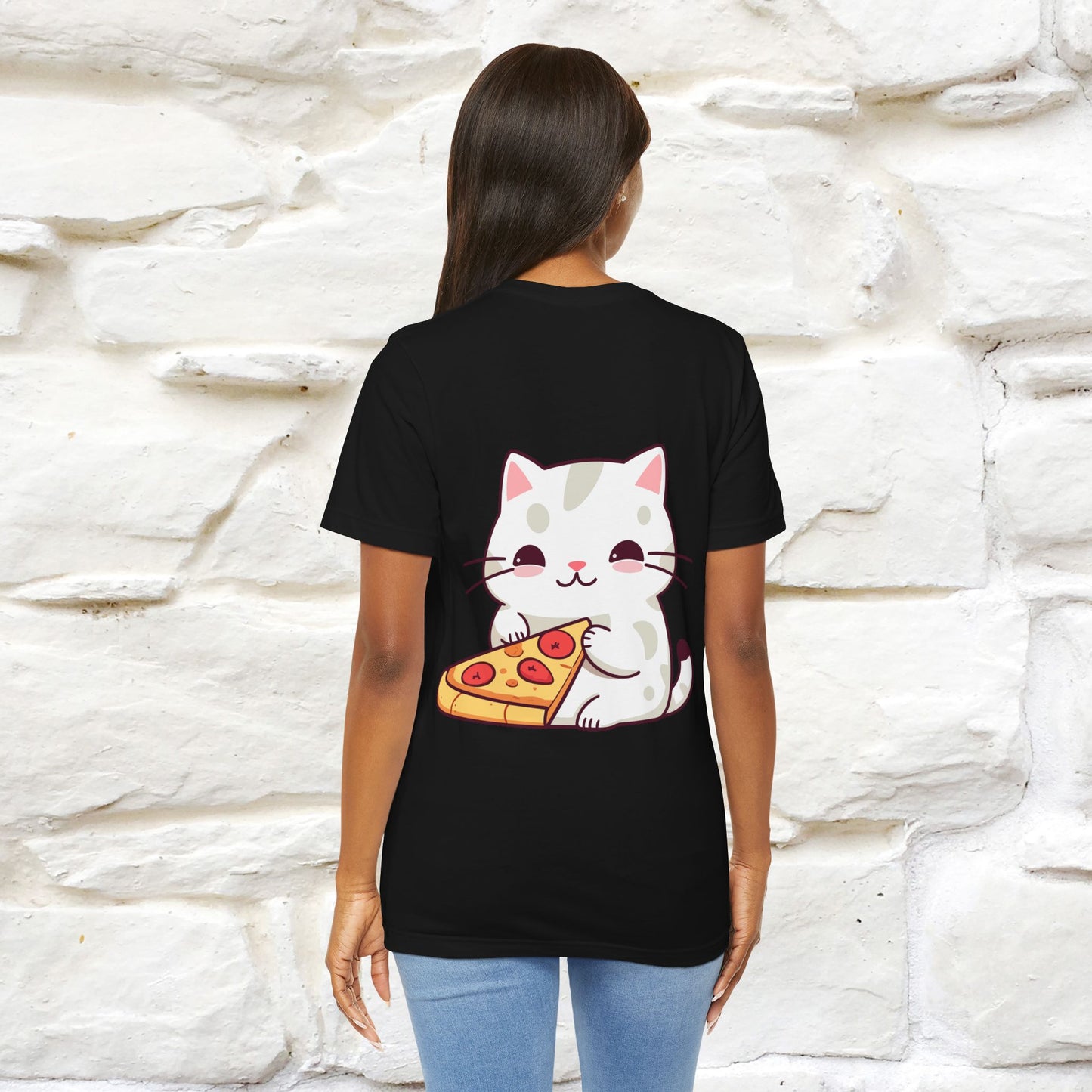 "I Love Pizza"| Cat T-shirt | Nunu&Miao Studio - Nunu&Miao Studio
