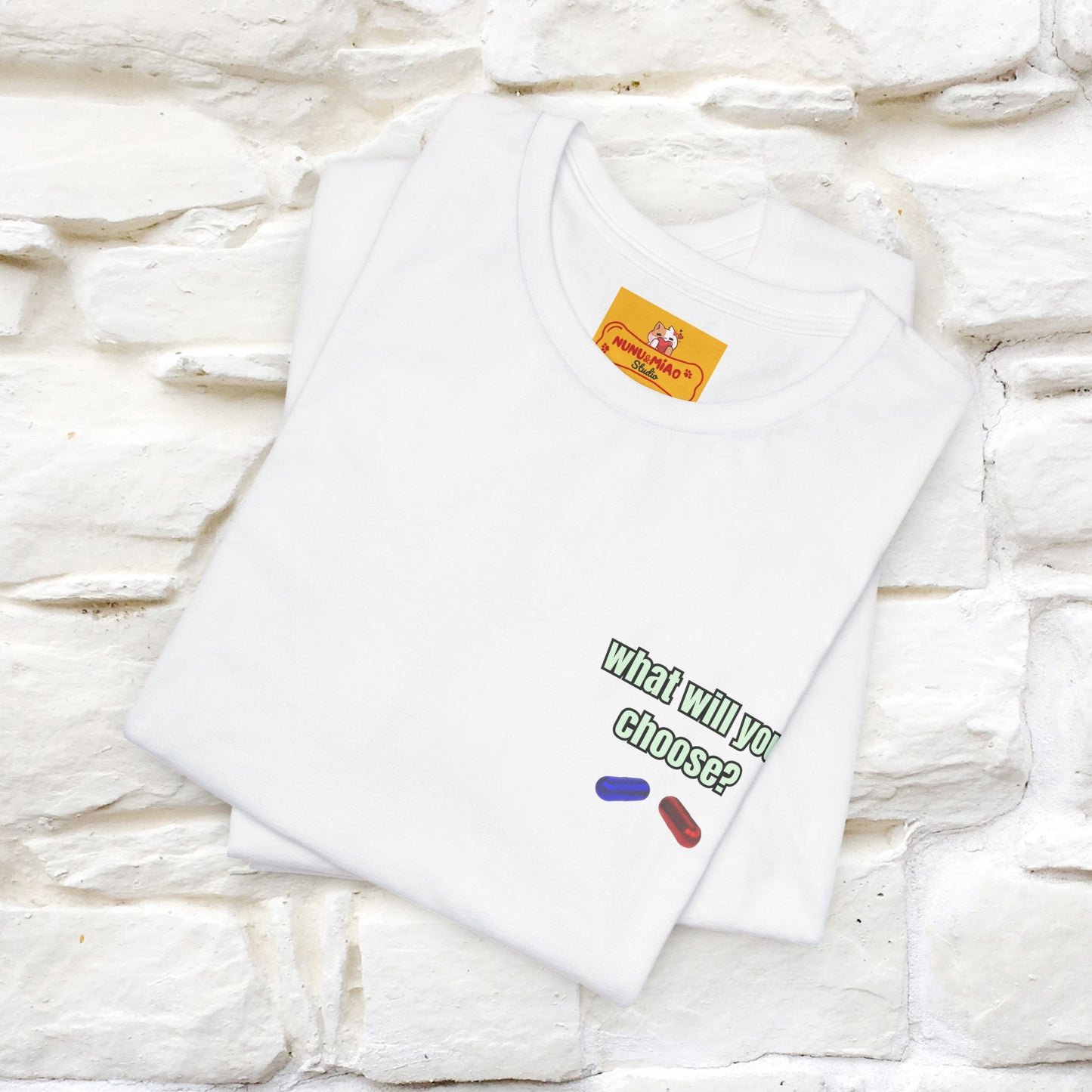 The Catrix: What Will You Choose?  | Cat T-Shirt |Nunu&Miao Studio - Nunu&Miao Studio