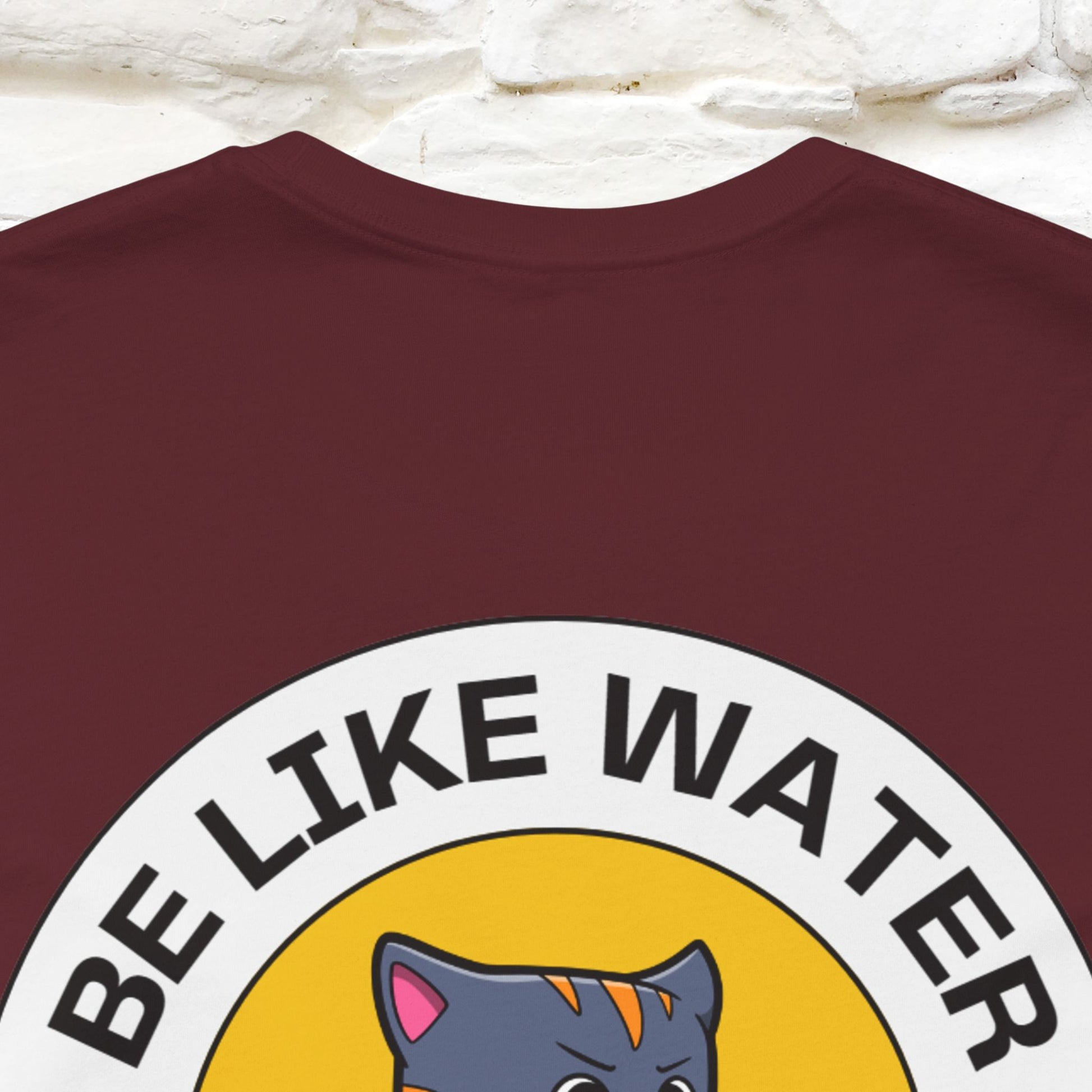 "Be Like Water: Cattitude Master | Cat T-Shirt |Nunu&Miao Studio - Nunu&Miao Studio
