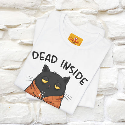 "Dead Inside But Caffeinated" |Funny T-Shirt | Nunu&Miao Studio - Nunu&Miao Studio