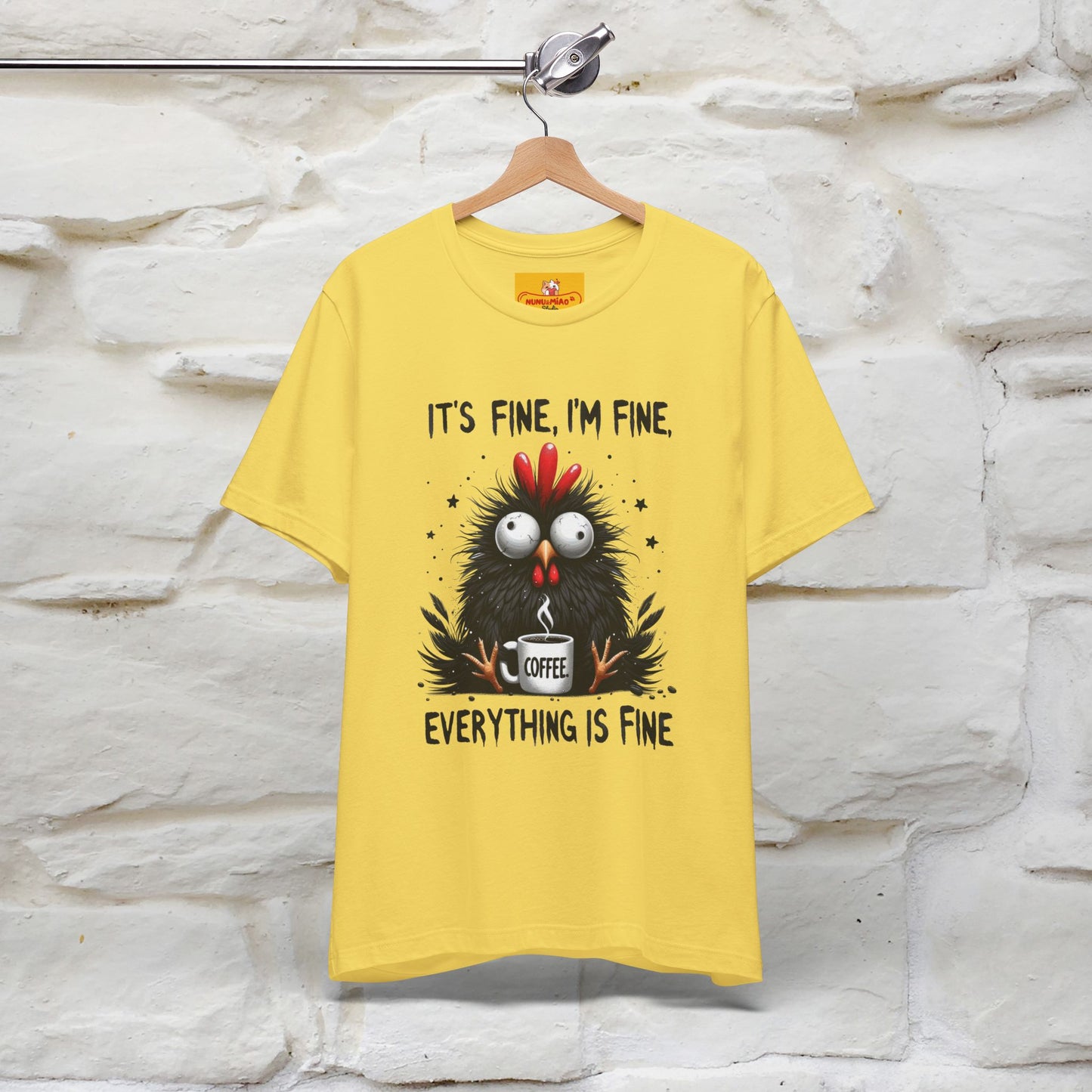 "Everything Is Fine" |Funny T-Shirt | Nunu&Miao Studio - Nunu&Miao Studio