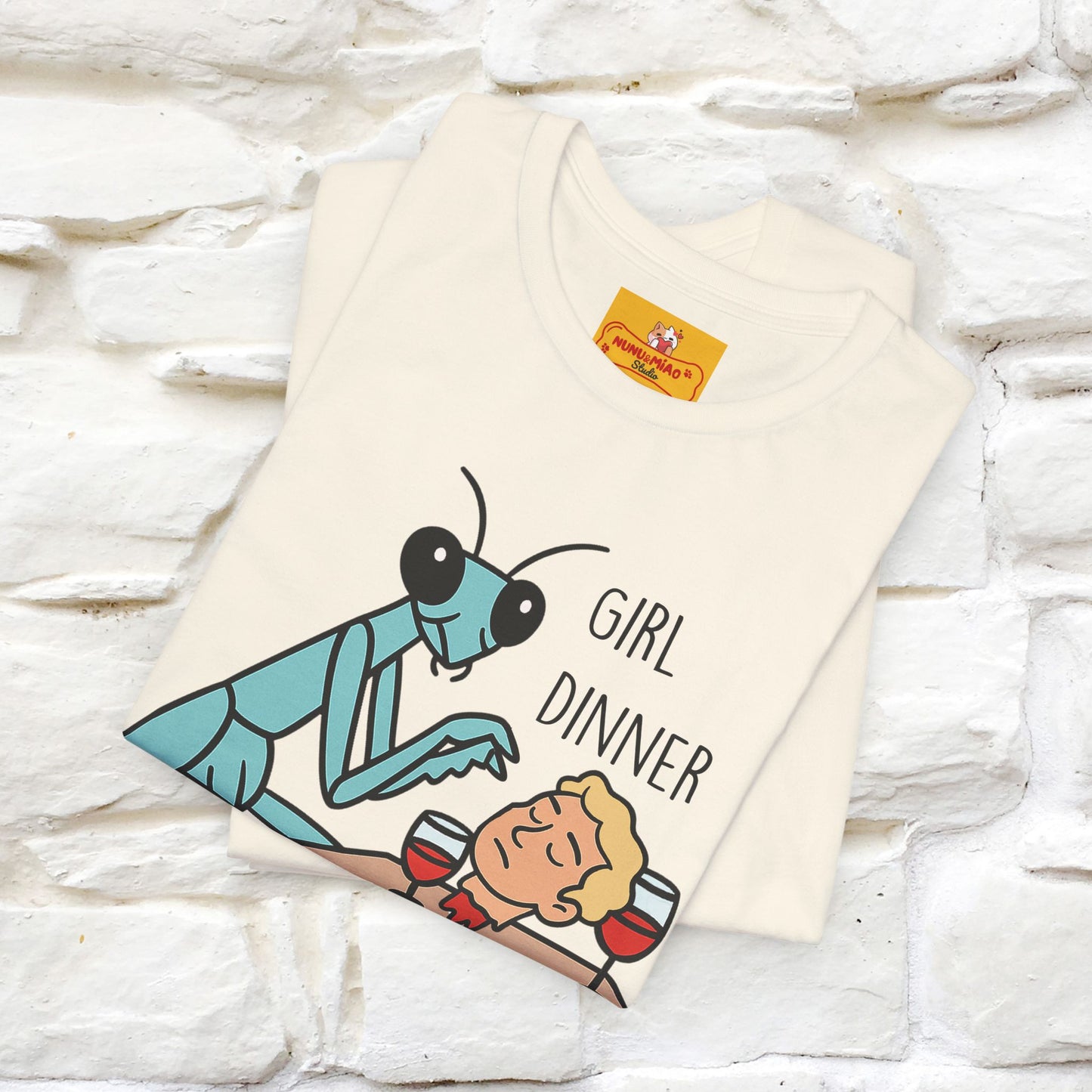 "Girl Dinner" Funny T-shirt |Nunu&Miao Studio - Nunu&Miao Studio