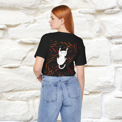 “Love Hurts"  Funny Cat T-Shirt | Front & Back Design | Nunu&Miao Studio