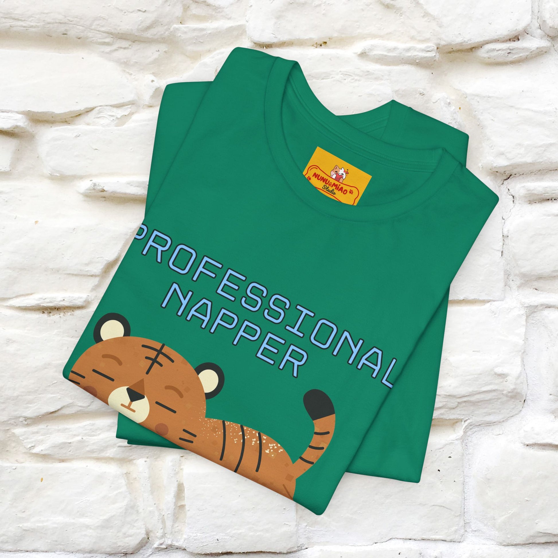 ''Professional napper since birth.''| CatT-Shirt | Nunu&Miao Studio - Nunu&Miao Studio