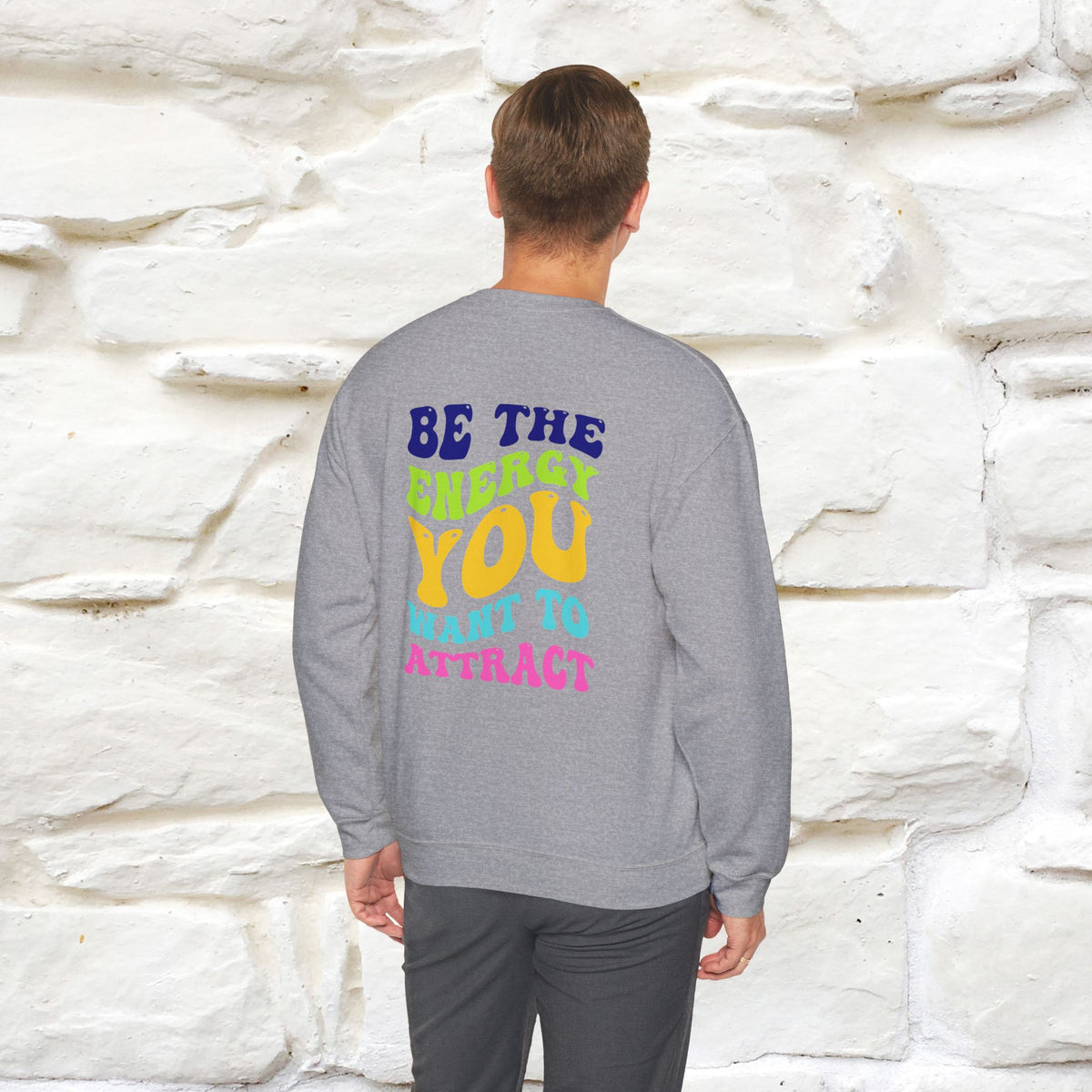"Be The Energy ...'' |Cat Sweatshirt | Nunu&Miao Studio