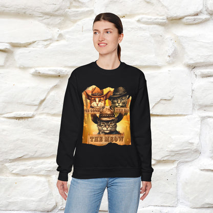 ''The Good, the Bad, and the Meow'' |Cat Sweatshirt | Nunu&Miao Studio