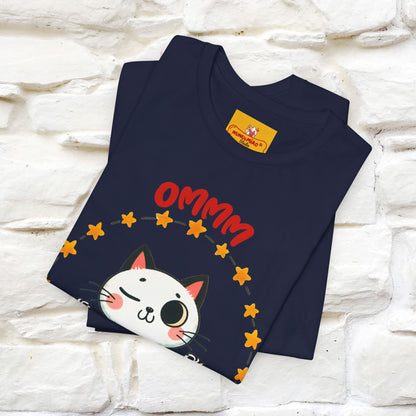 ''Ommm, Keep Calm'' Cat T-Shirt | Nunu&Miao Studio - Nunu&Miao Studio