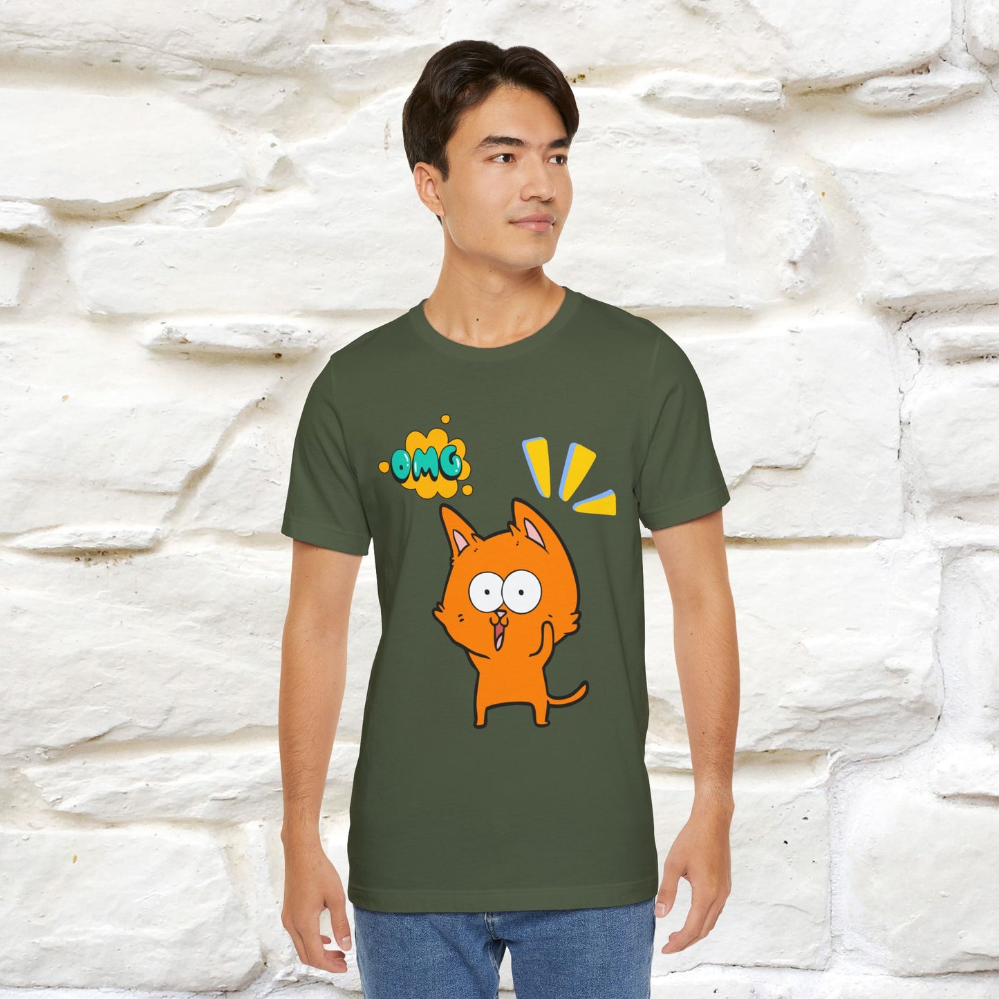 ''Oh My God'' Cat T-Shirt | Nunu&Miao Studio - Nunu&Miao Studio