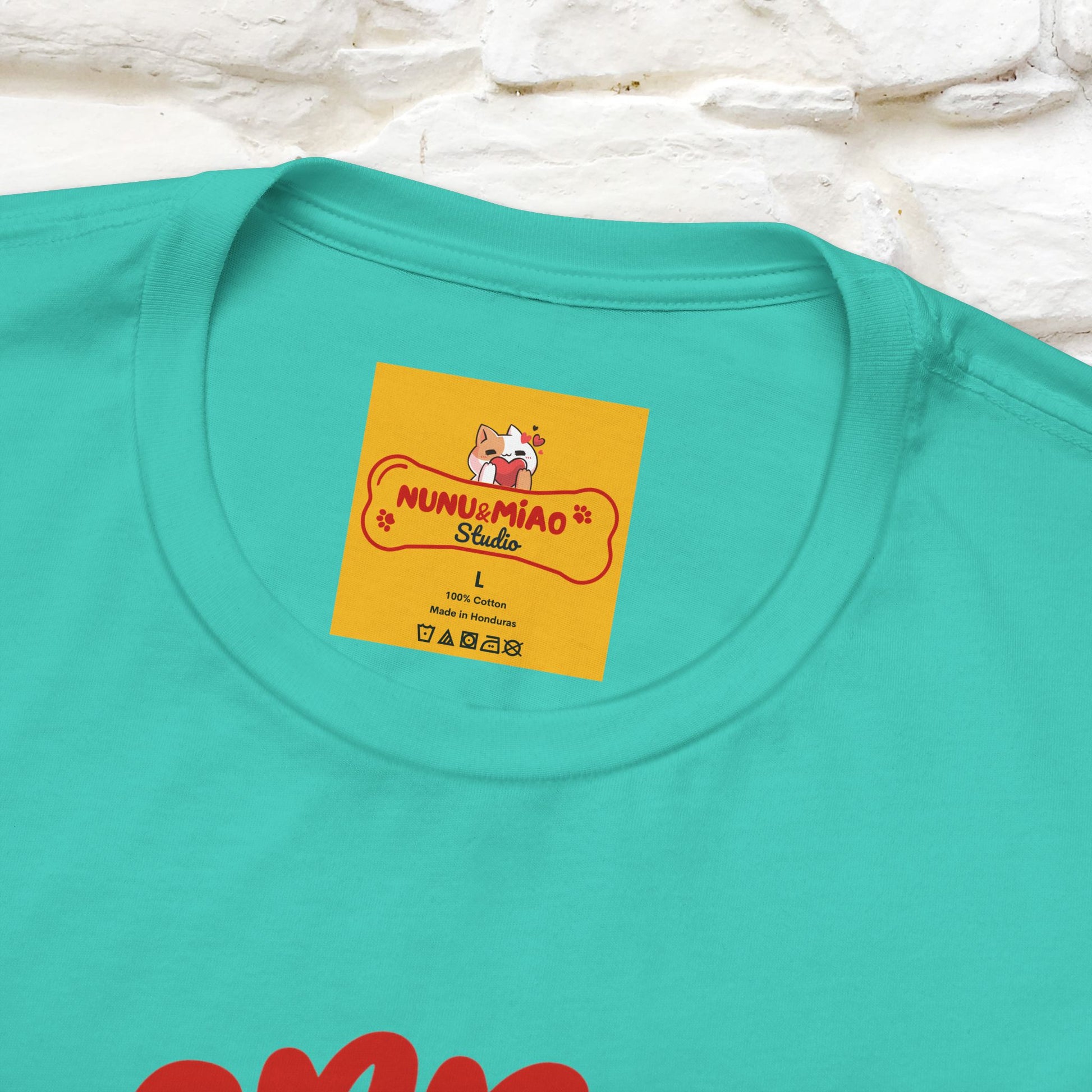''Ommm, Keep Calm'' Cat T-Shirt | Nunu&Miao Studio - Nunu&Miao Studio
