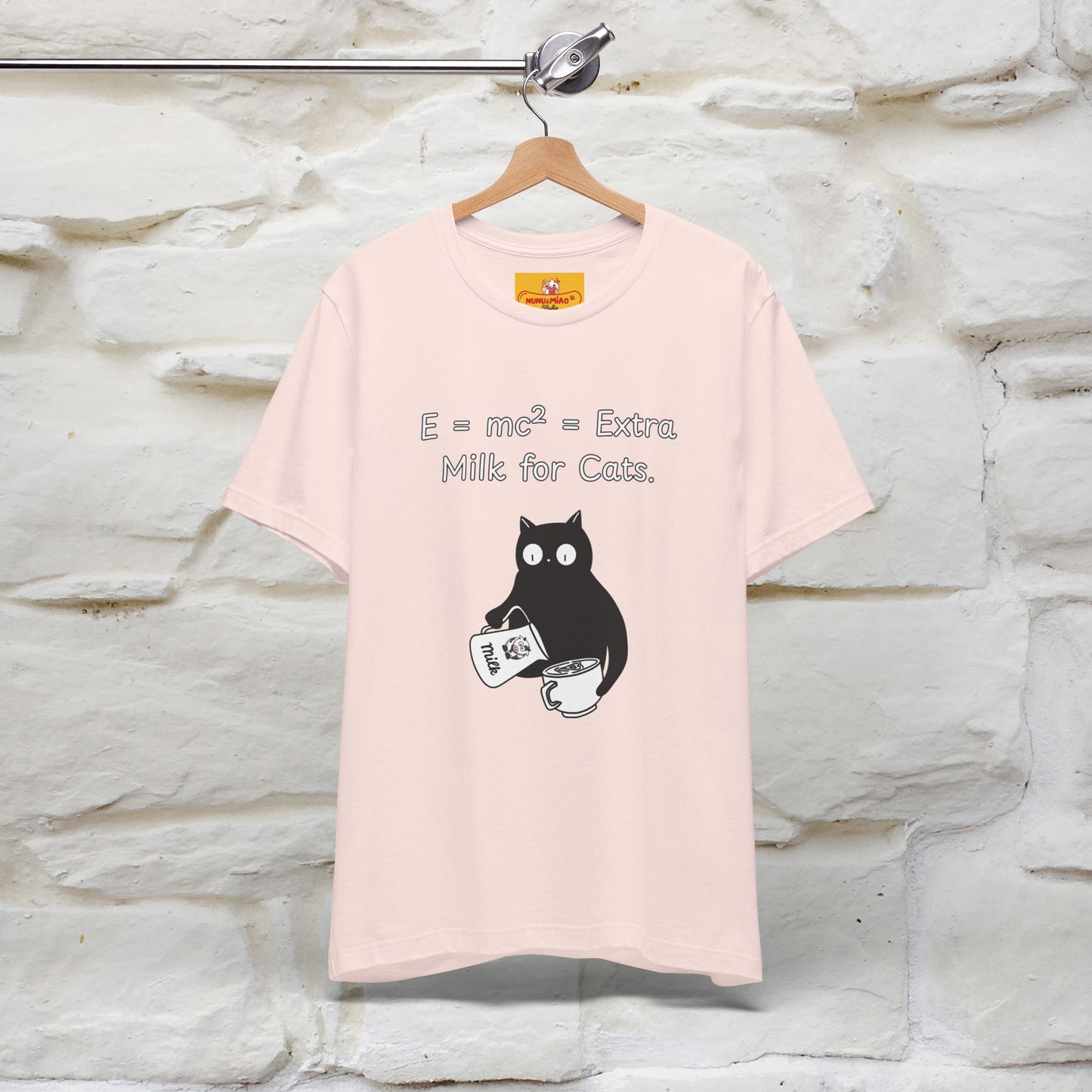 ''E = mc² = Extra Milk for Cats.''| Funny T-Shirt | Nunu&Miao Studio
