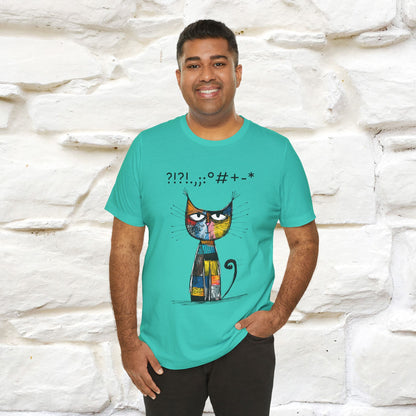 "Enigma" Cat T-shirt |Nunu&Miao Studio - Nunu&Miao Studio