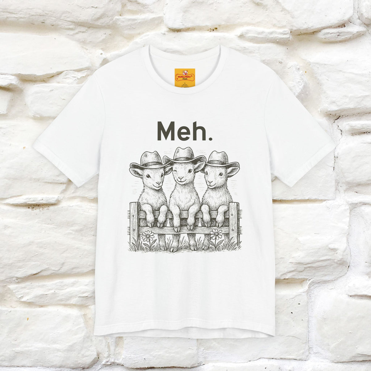 "Meh" Cute T-shirt |Nunu&Miao Studio