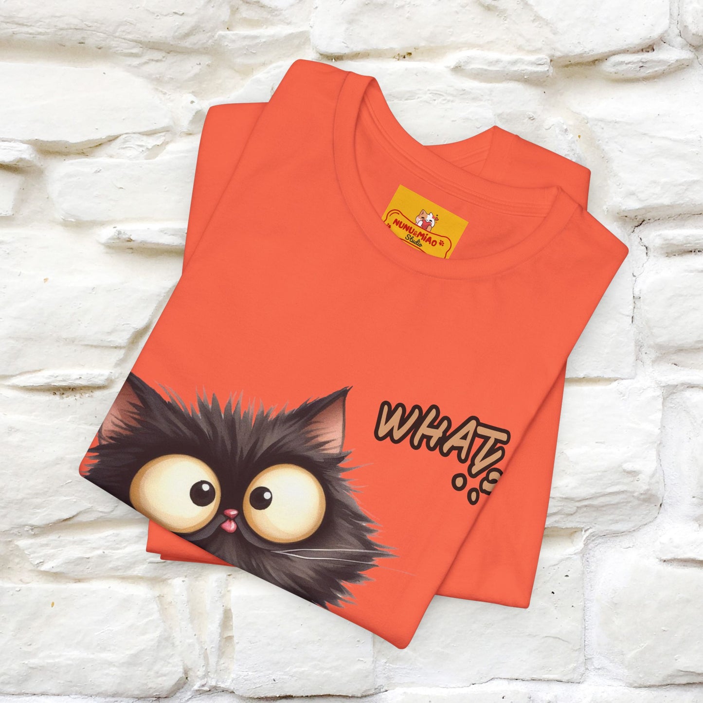 ''What ?'' | Cat T-Shirt  | Nunu&Miao Studio - Nunu&Miao Studio