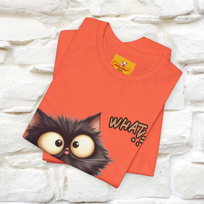 ''What ?'' | Cat T-Shirt  | Nunu&Miao Studio - Nunu&Miao Studio