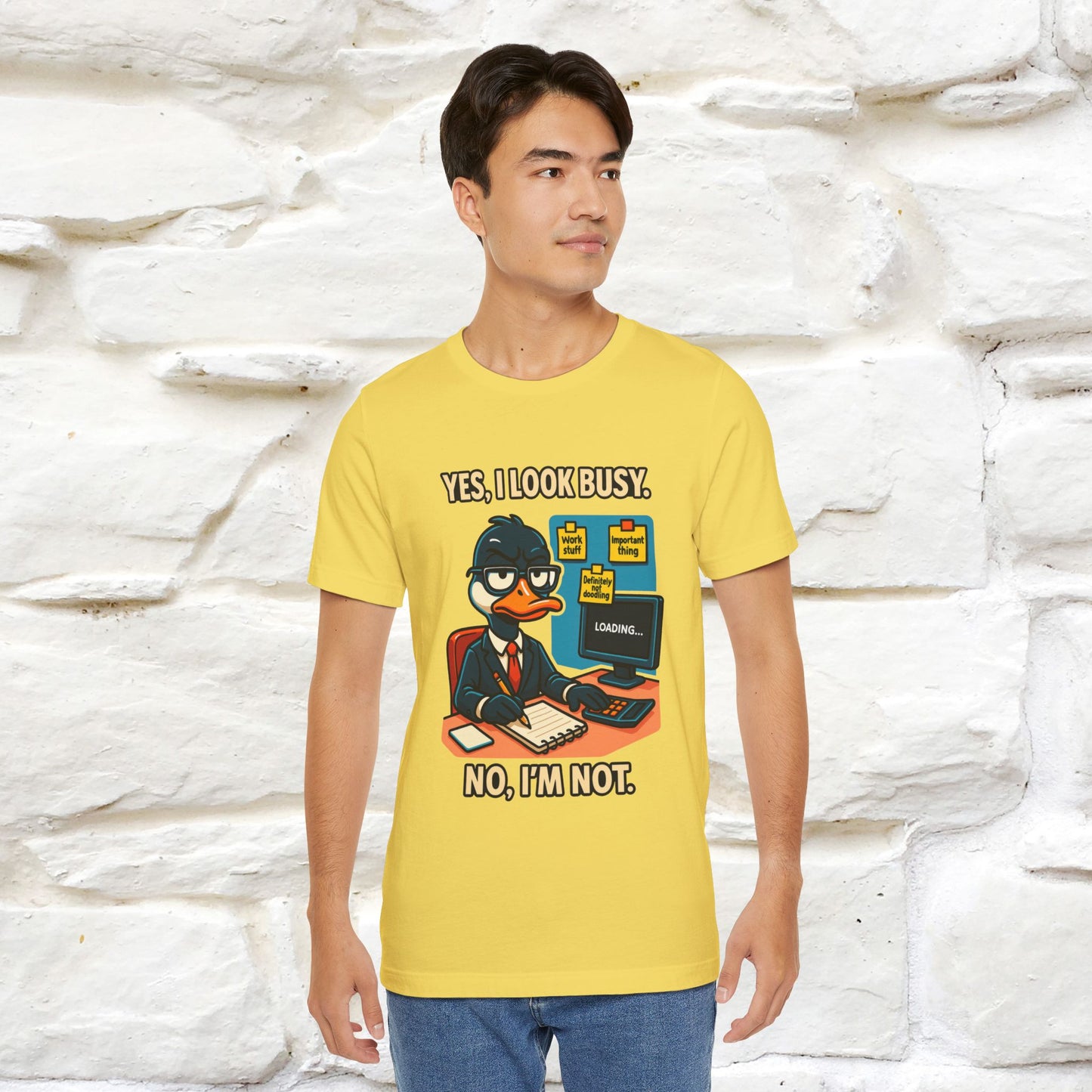 ''Yes, I Look Busy. No I'm Not.''|  Sarcastic Cat T-Shirt | Nunu&Miao Studio