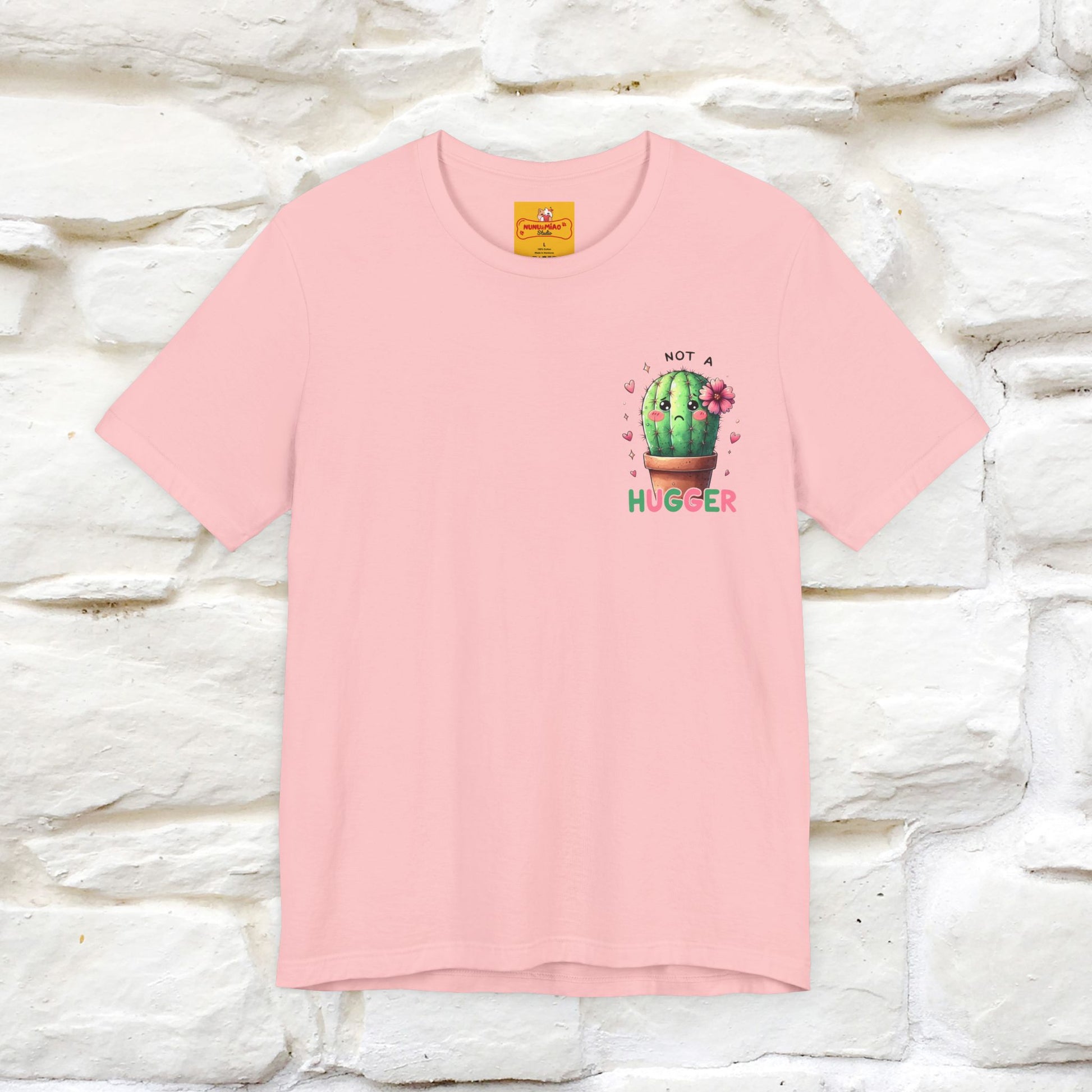 "Not A Hugger" |Funny T-Shirt | Front & Back Design|Nunu&Miao Studio - Nunu&Miao Studio