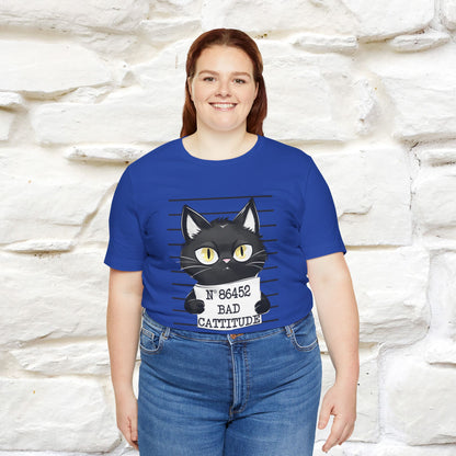 "Bad Cattitude" Cat T-Shirt | Nunu&Miao Studio - Nunu&Miao Studio