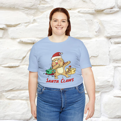 "Santa Claws" |Funny Cat T-Shirt | Nunu&Miao Studio