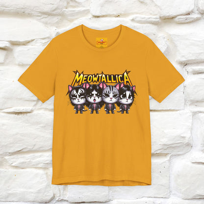 Meowtallica T-Shirt | Rock-Inspired Cat Tee| Nunu&Miao Studio