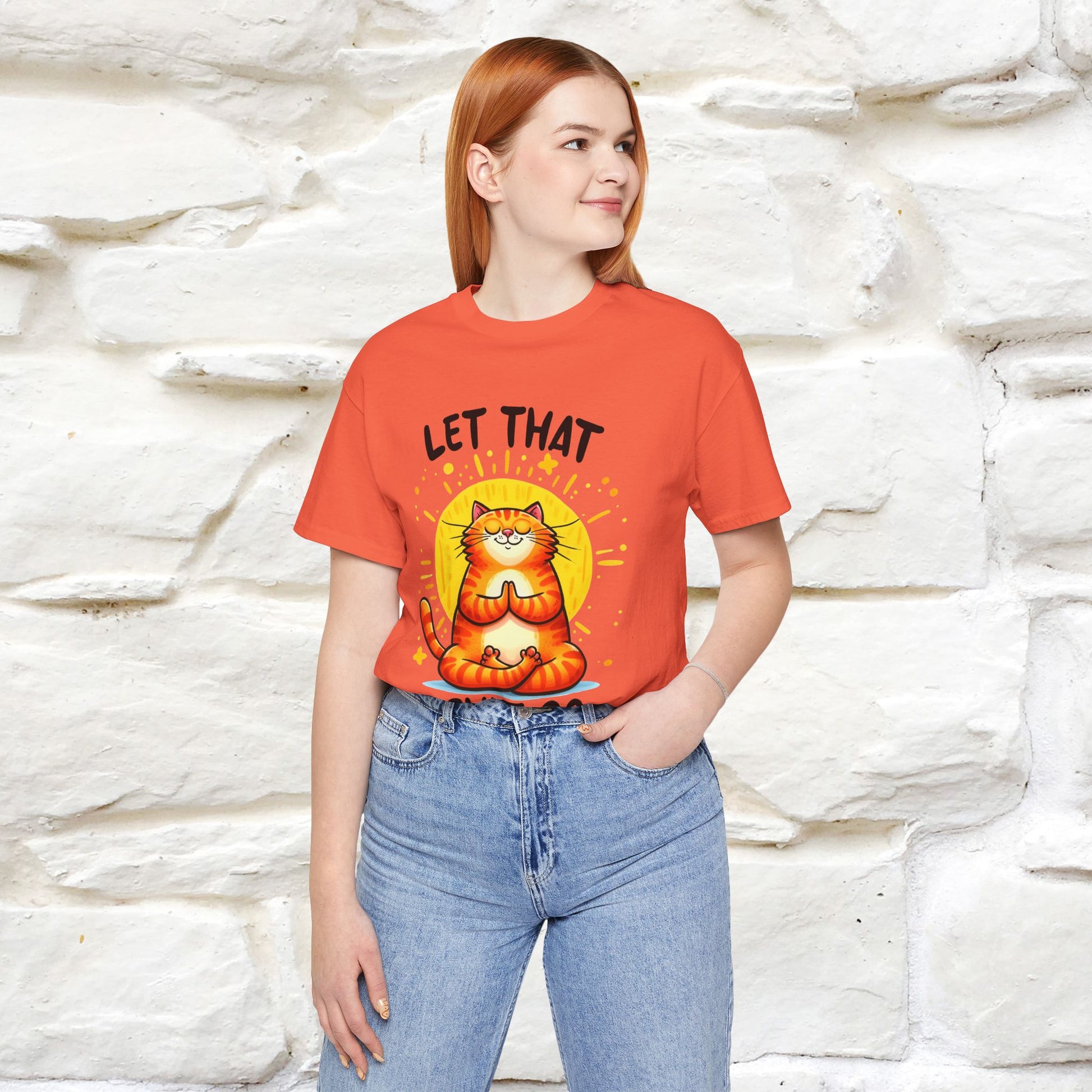 "Let That Sh*t Go" Cat T-shirt |Nunu&Miao Studio - Nunu&Miao Studio