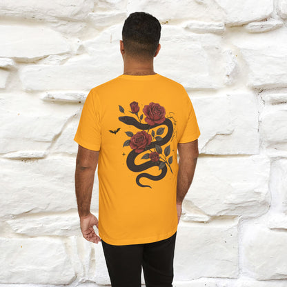 "The Rose and The Snake " Halloween T-shirt |Nunu&Miao Studio - Nunu&Miao Studio