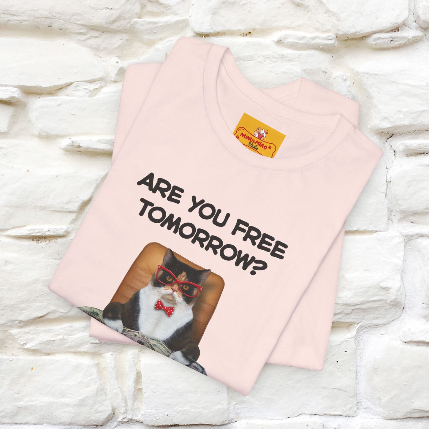 “Are You Fee Tomorrow?” | Cat T-Shirt | Nunu&Miao Studio
