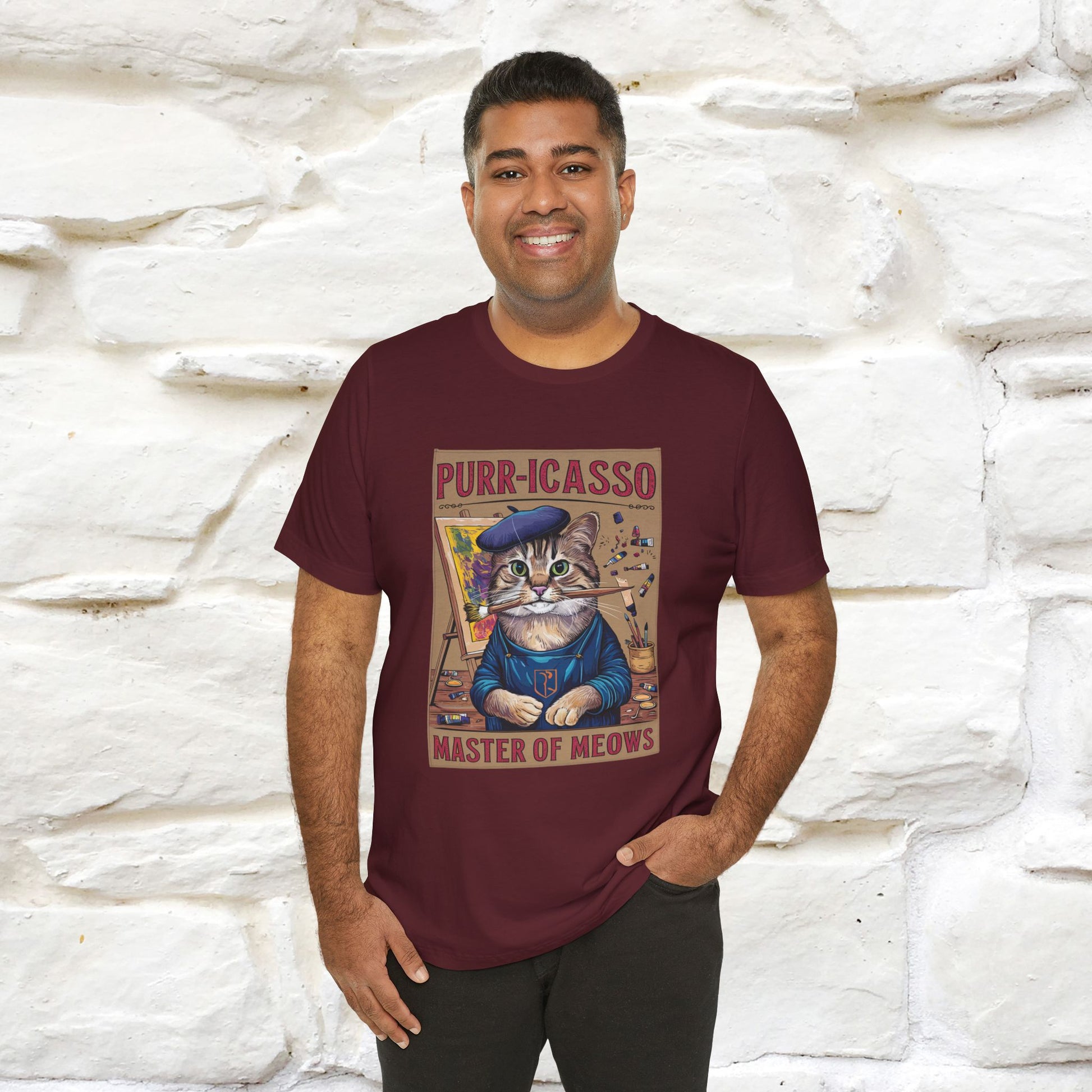 ''Purr-Icasso Masters Of Meows'' | CatT-Shirt | Nunu&Miao Studio - Nunu&Miao Studio