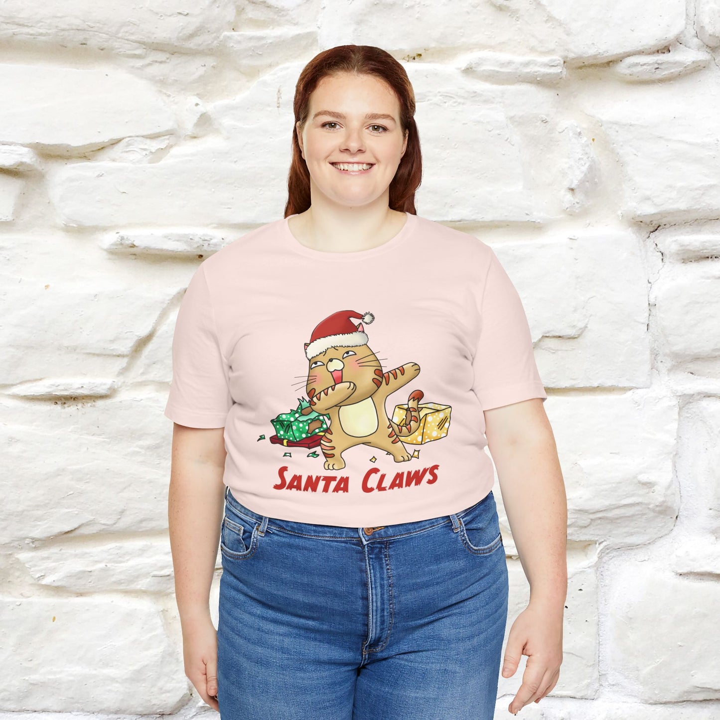 "Santa Claws" |Funny Cat T-Shirt | Nunu&Miao Studio