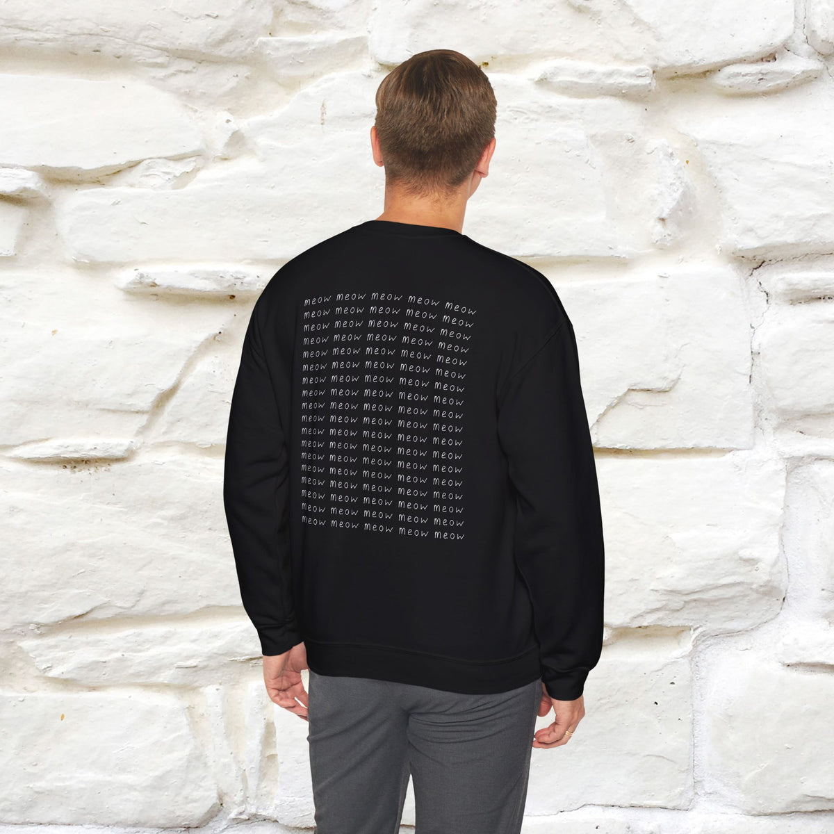 ''Meow.'' |Cat Sweatshirt | Nunu&Miao Studio
