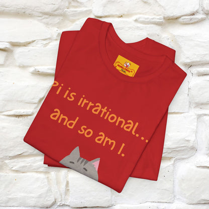 “Pi Is Irrational... And So Am I…''| Funny T-Shirt | Nunu&Miao Studio