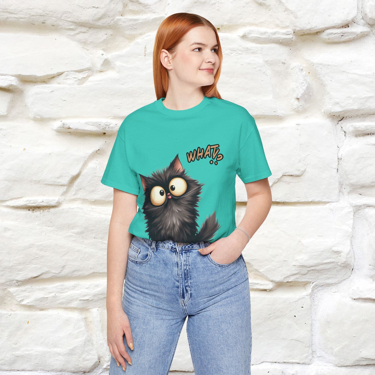 ''What ?'' | Cat T-Shirt  | Nunu&Miao Studio - Nunu&Miao Studio