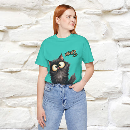 ''What ?'' | Cat T-Shirt  | Nunu&Miao Studio - Nunu&Miao Studio