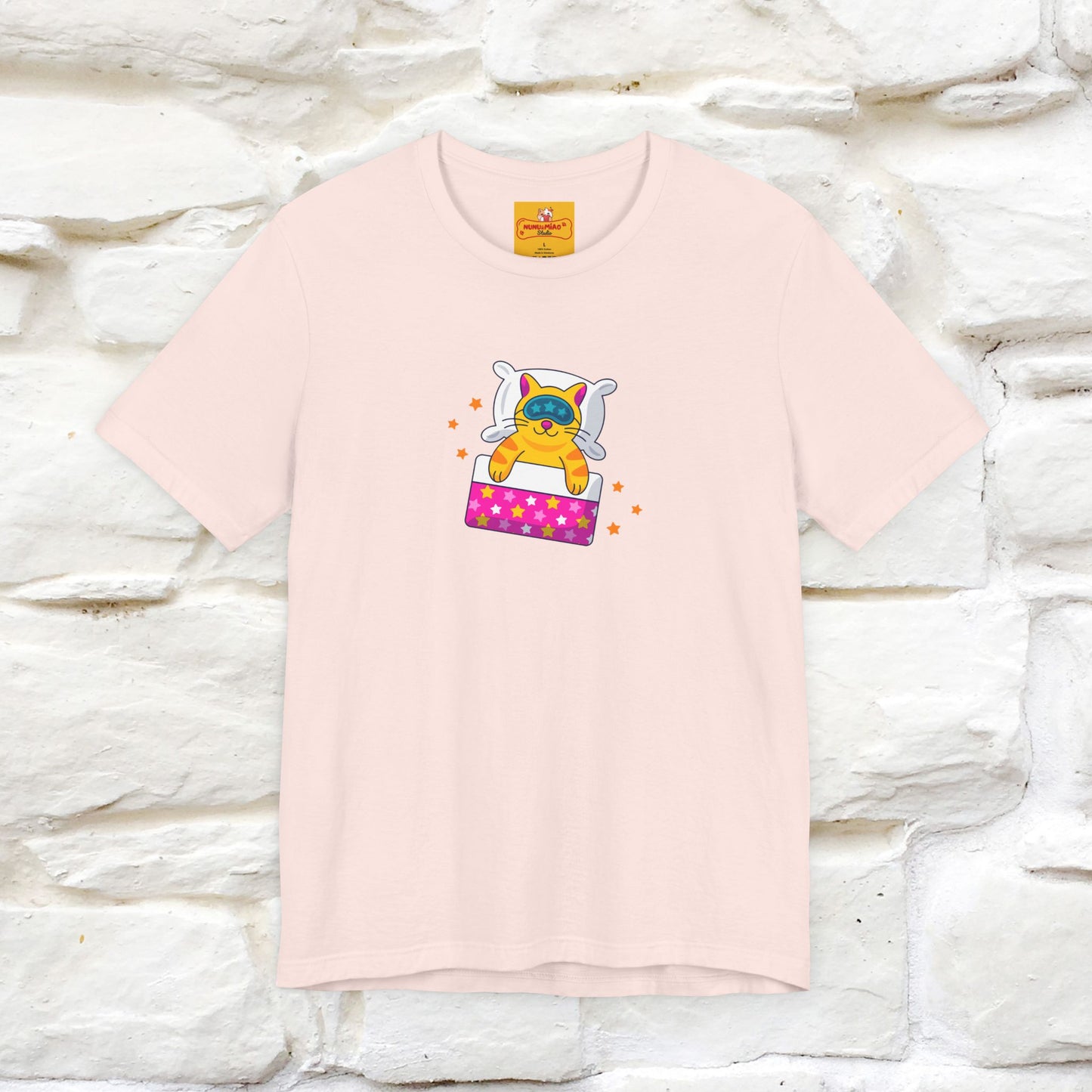 "I Am Sorry I Have Plans With My Bed" |  Cat T-Shirt | Front & Back Design | Nunu&Miao Studio - Nunu&Miao Studio