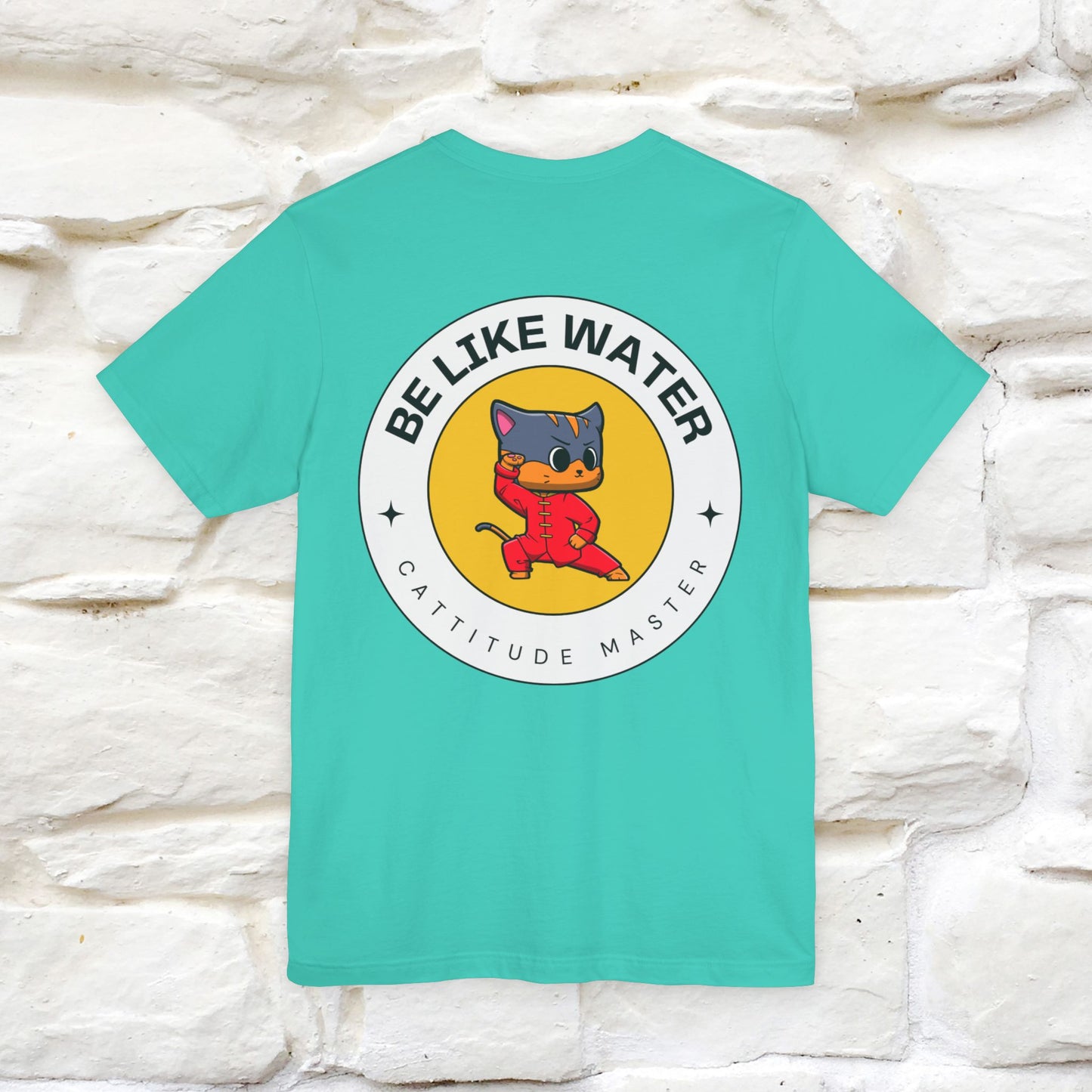"Be Like Water: Cattitude Master | Cat T-Shirt |Nunu&Miao Studio - Nunu&Miao Studio