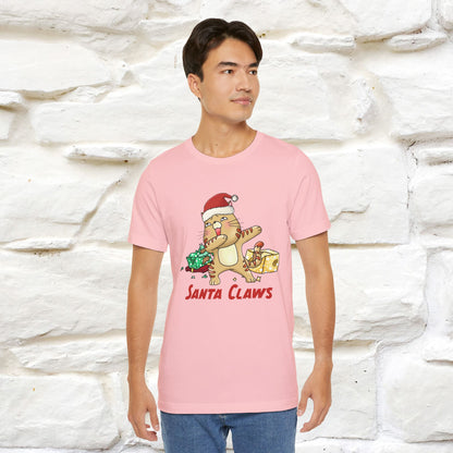 "Santa Claws" |Funny Cat T-Shirt | Nunu&Miao Studio