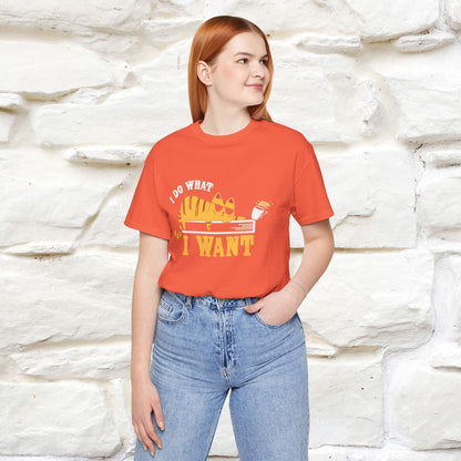 "I Do What I Want" Cat T-Shirt | Nunu & Miao Studio - Nunu&Miao Studio
