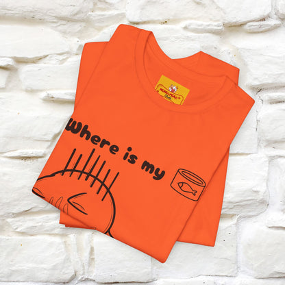 "Where Is My Tuna?" Cat T-Shirt | Nunu&Miao Studio - Nunu&Miao Studio
