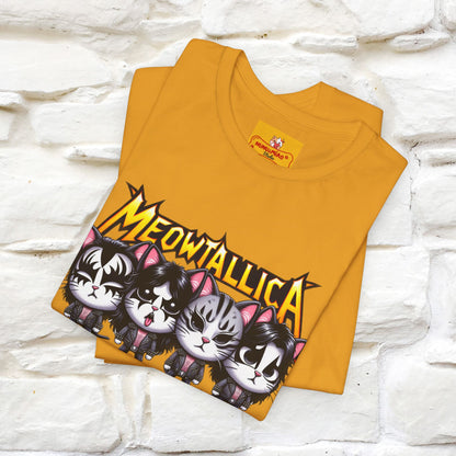 Meowtallica T-Shirt | Rock-Inspired Cat Tee| Nunu&Miao Studio