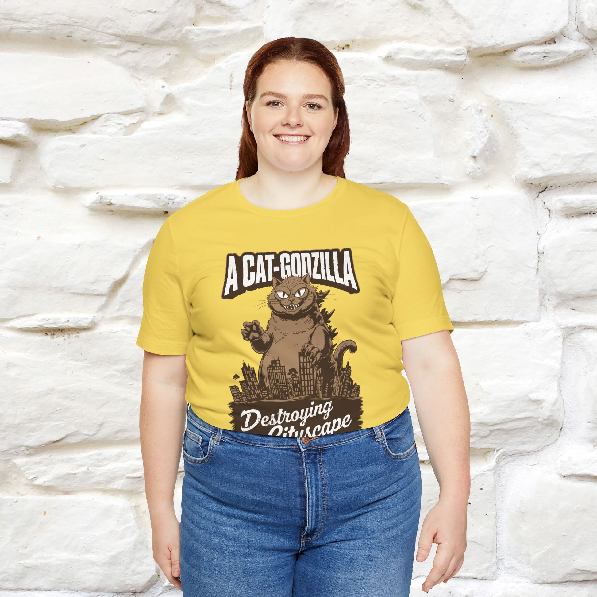 ''A Cat-Godzilla ''| CatT-Shirt | Nunu&Miao Studio - Nunu&Miao Studio