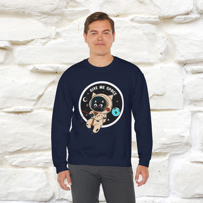 ''Give Me Space'' |Cat Sweatshirt | Nunu&Miao Studio