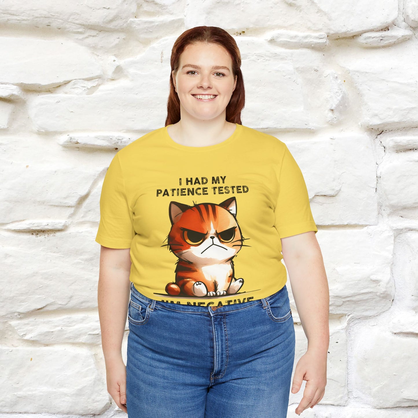 ''I Had My Patience Tested, I'm Negative''| CatT-Shirt | Nunu&Miao Studio