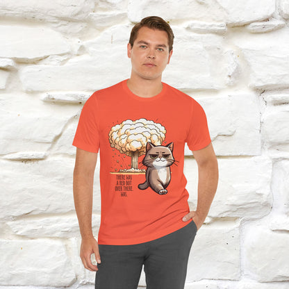 ''The Red Dot Chase'' Funny Cat T-Shirt | Nunu&Miao Studio - Nunu&Miao Studio