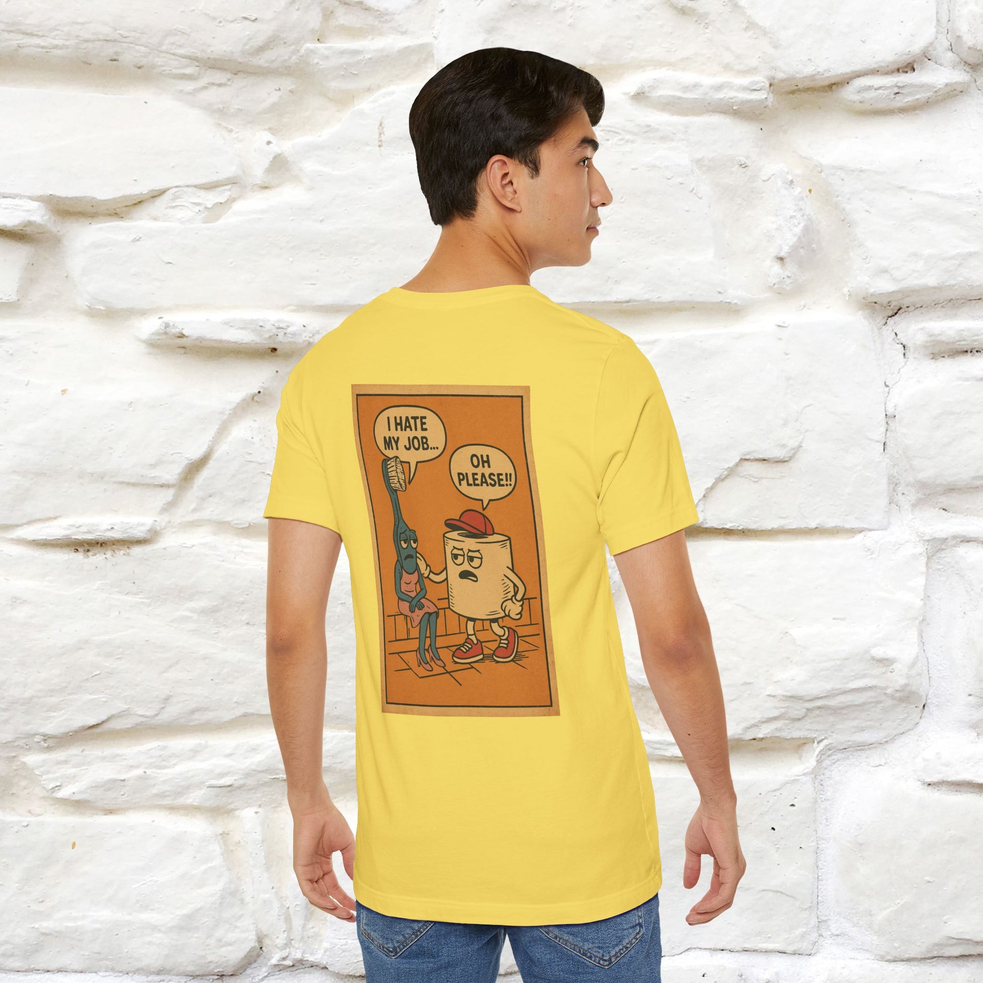 "I Hate My Job ... Oh Please" Funny Cat T-shirt |Nunu&Miao Studio - Nunu&Miao Studio