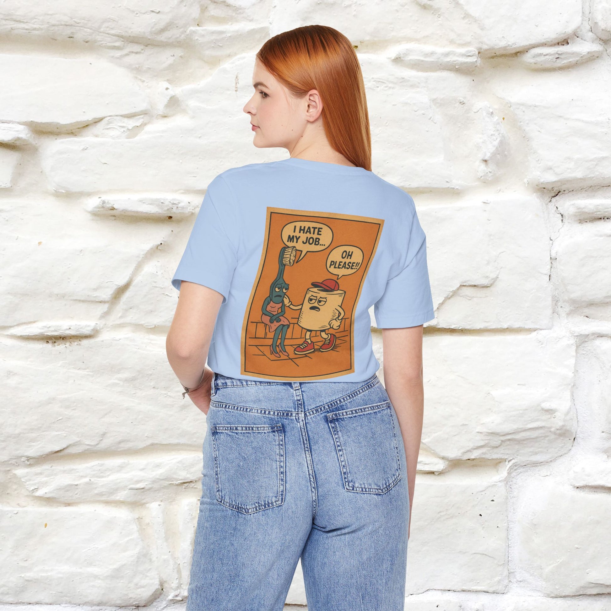 "I Hate My Job ... Oh Please" Funny Cat T-shirt |Nunu&Miao Studio - Nunu&Miao Studio